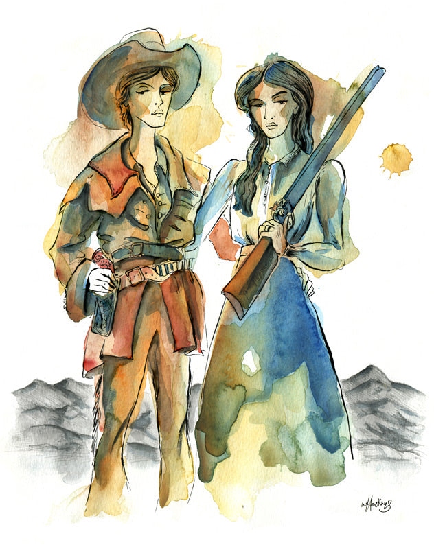 Trailblazers - Original Watercolor Painting