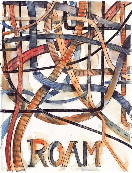 Roam - Original Watercolor Painting