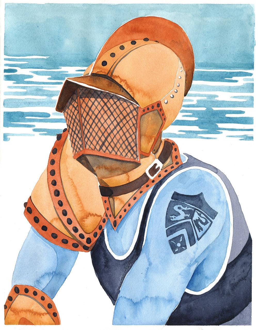 Sunscreen - Original Watercolor Painting